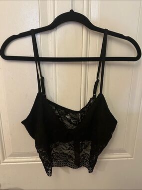 Black Lace Cami Bralette - NWT bra Zanzea bra  plus size 4xl 4x